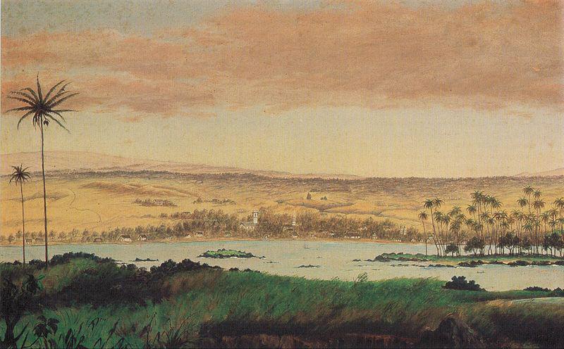 Edward Bailey View of Hilo Bay, oil painting image